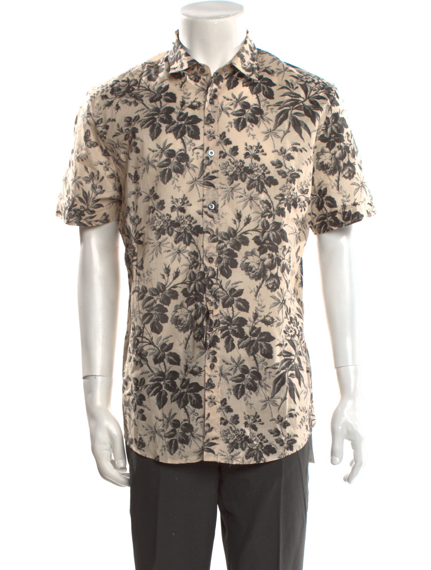 Gucci 2016 Floral Print Shirt w/ Tags