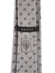 Gucci GG Logo Pattern Print Tie