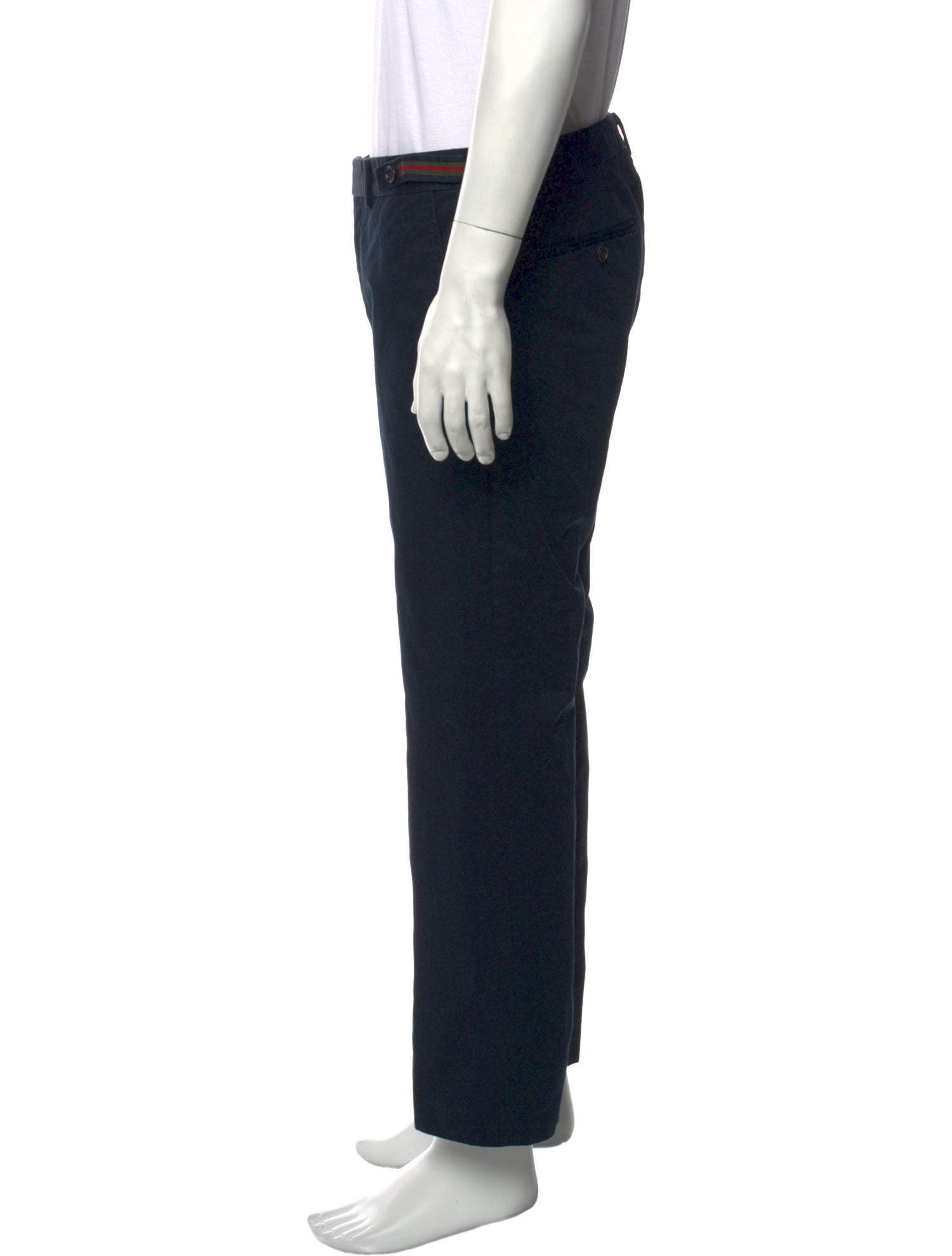 Gucci Web Accent Dress Pants