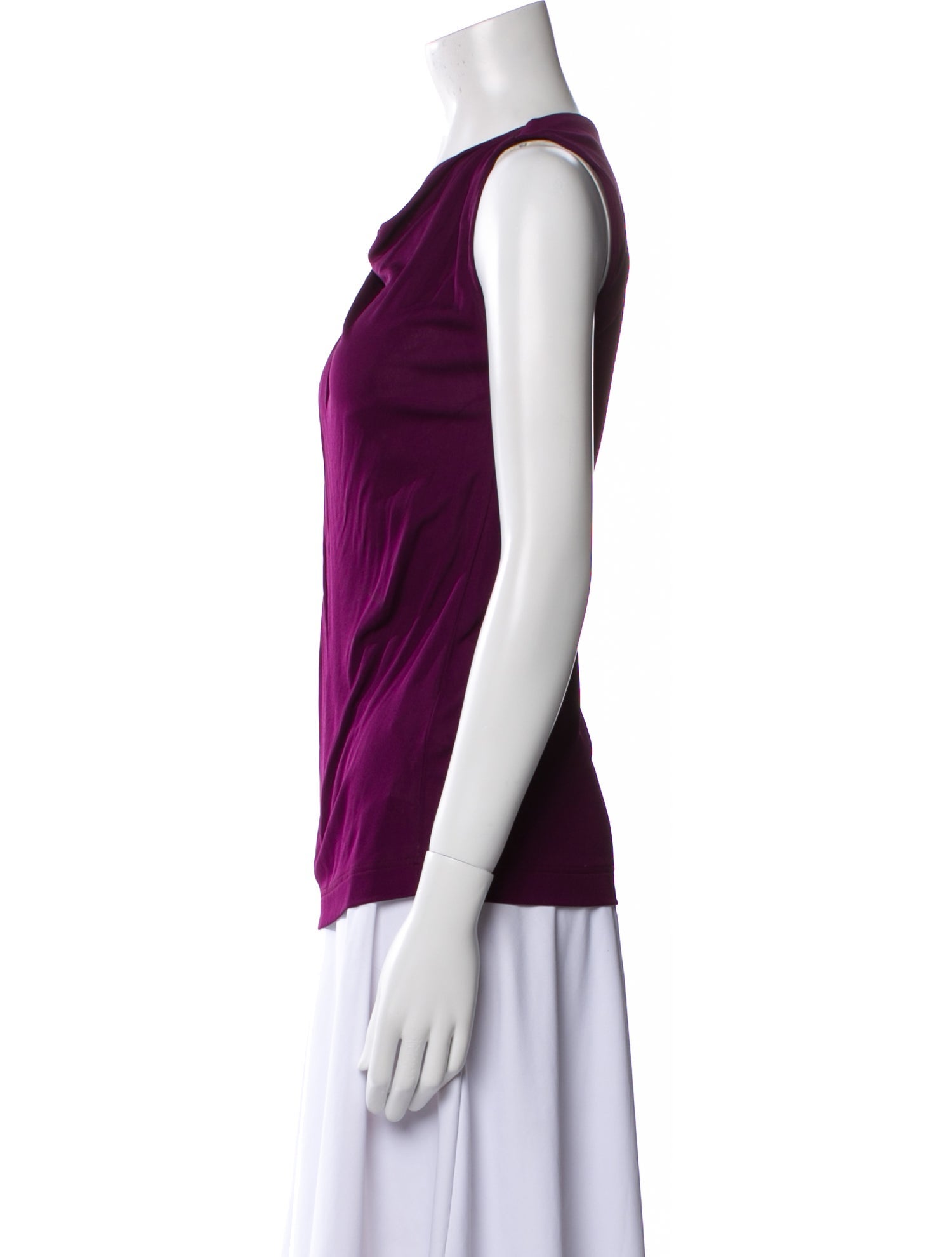 Gucci Cowl Neck Sleeveless Top