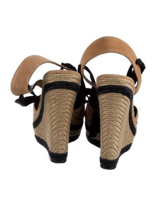 Gucci Suede Colorblock Pattern Slingback Pumps