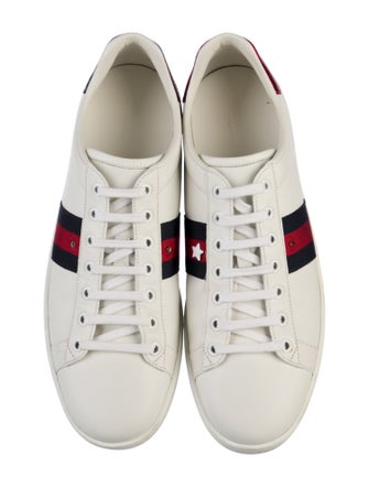 Gucci Leather Colorblock Pattern Sneakers