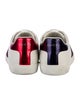 Gucci Leather Colorblock Pattern Sneakers