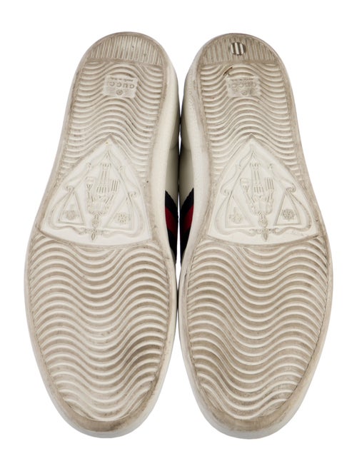 Gucci Leather Colorblock Pattern Sneakers