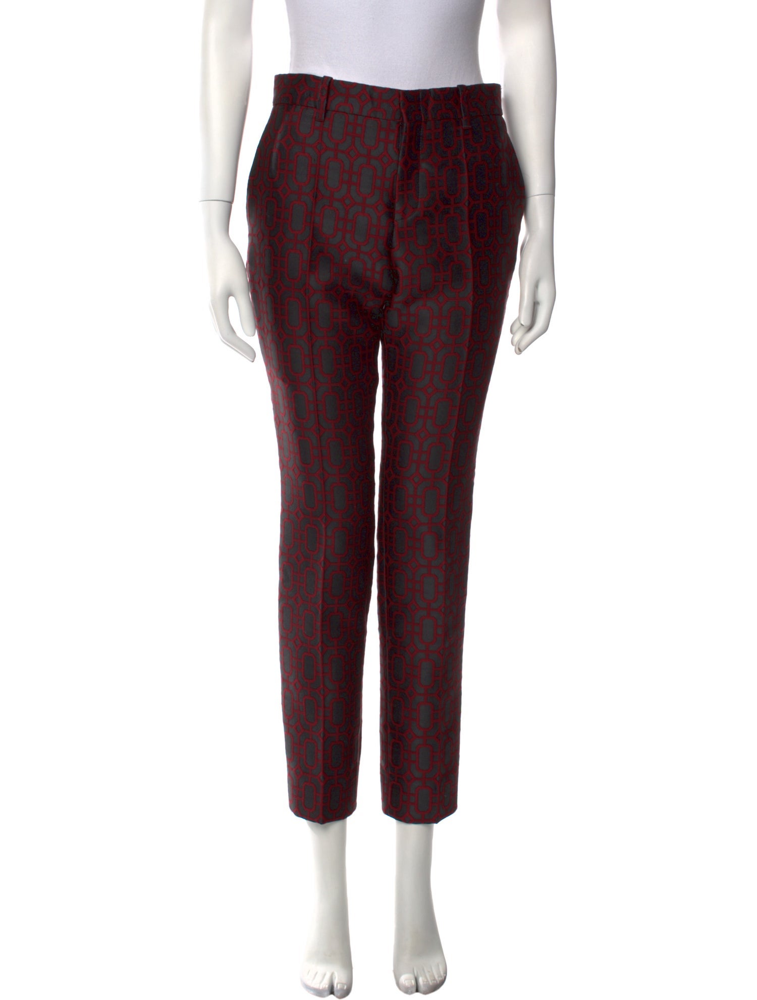 Gucci Wool Straight Leg Pants
