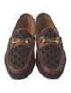 Gucci Horsebit Accent Wool Loafers
