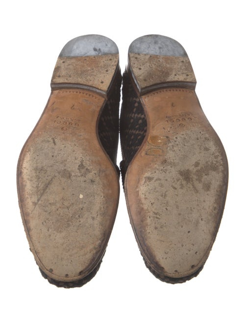 Gucci Horsebit Accent Wool Loafers