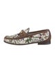 Gucci Flora Print Canvas Loafers