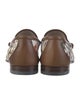 Gucci Flora Print Canvas Loafers