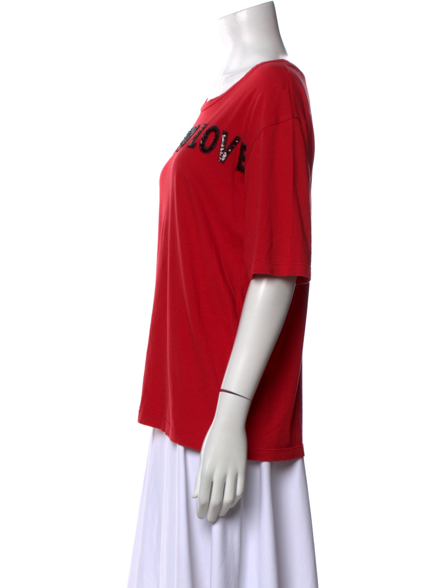 Gucci Graphic Print Scoop Neck T-Shirt