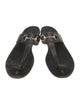 Gucci Horsebit Accent Leather Slides