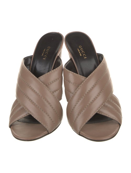 Gucci Leather Slides