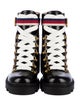 Gucci Trip Sylvie Web Accent Combat Boots