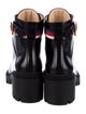 Gucci Trip Sylvie Web Accent Combat Boots