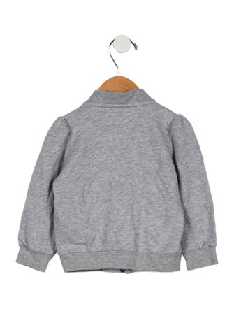 Gucci Toddler Girls' Solid Zip Up Sweatshirt