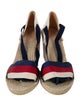 Gucci Sylvie Web Accent Canvas Espadrilles