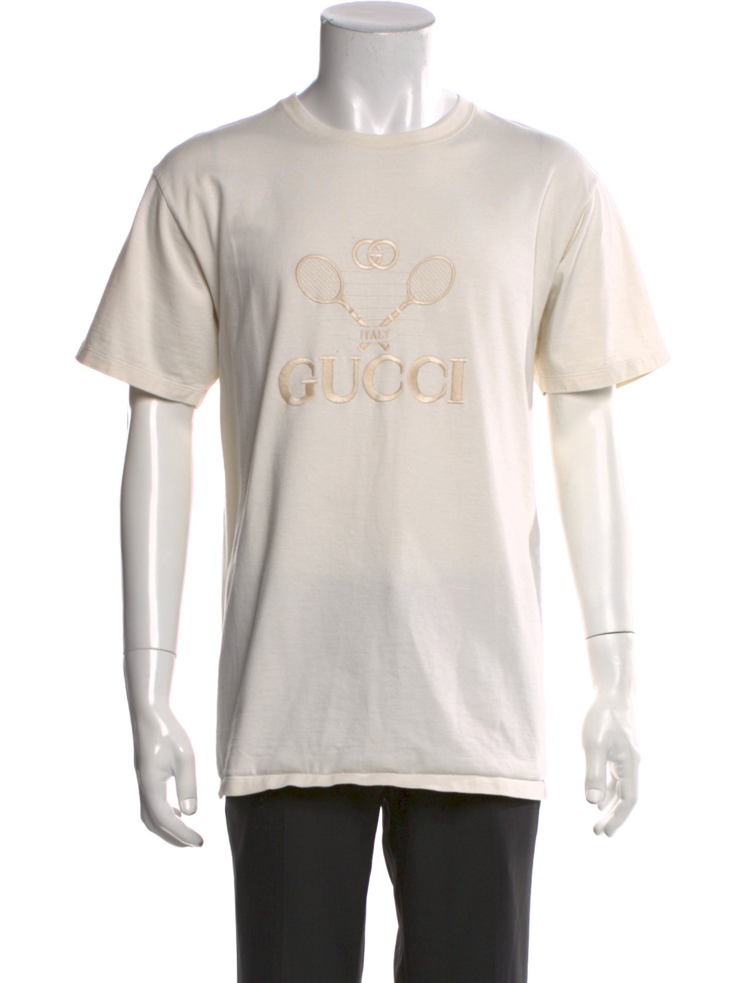 Gucci Graphic Print Crew Neck T-Shirt