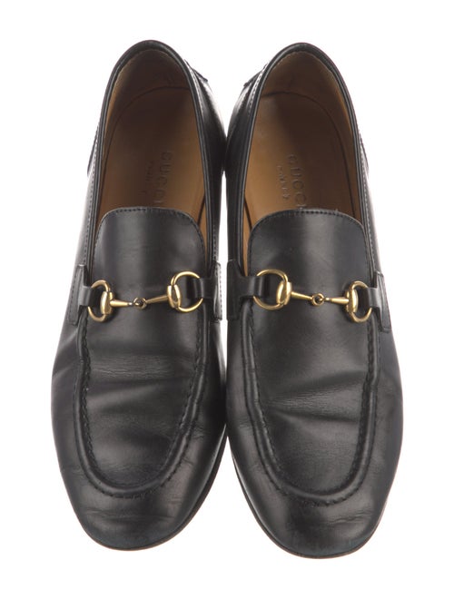 Gucci Horsebit Accent Leather Loafers