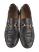 Gucci Horsebit Accent Leather Loafers