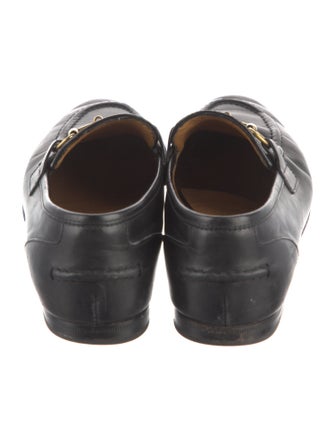 Gucci Horsebit Accent Leather Loafers