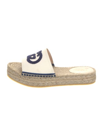 Gucci Interlocking G Logo Canvas Espadrilles