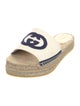 Gucci Interlocking G Logo Canvas Espadrilles