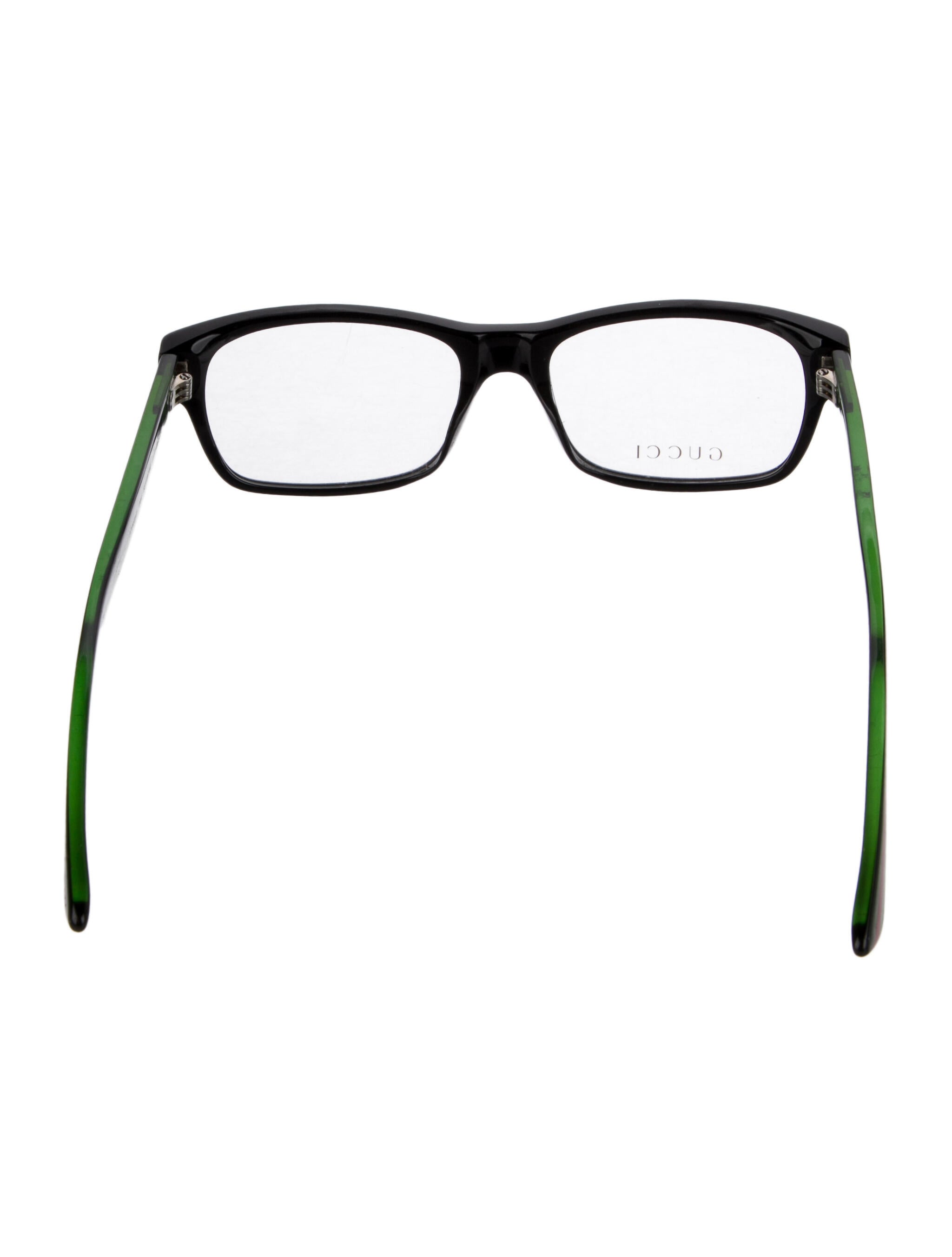Gucci Interlocking G Logo Square Eyeglasses