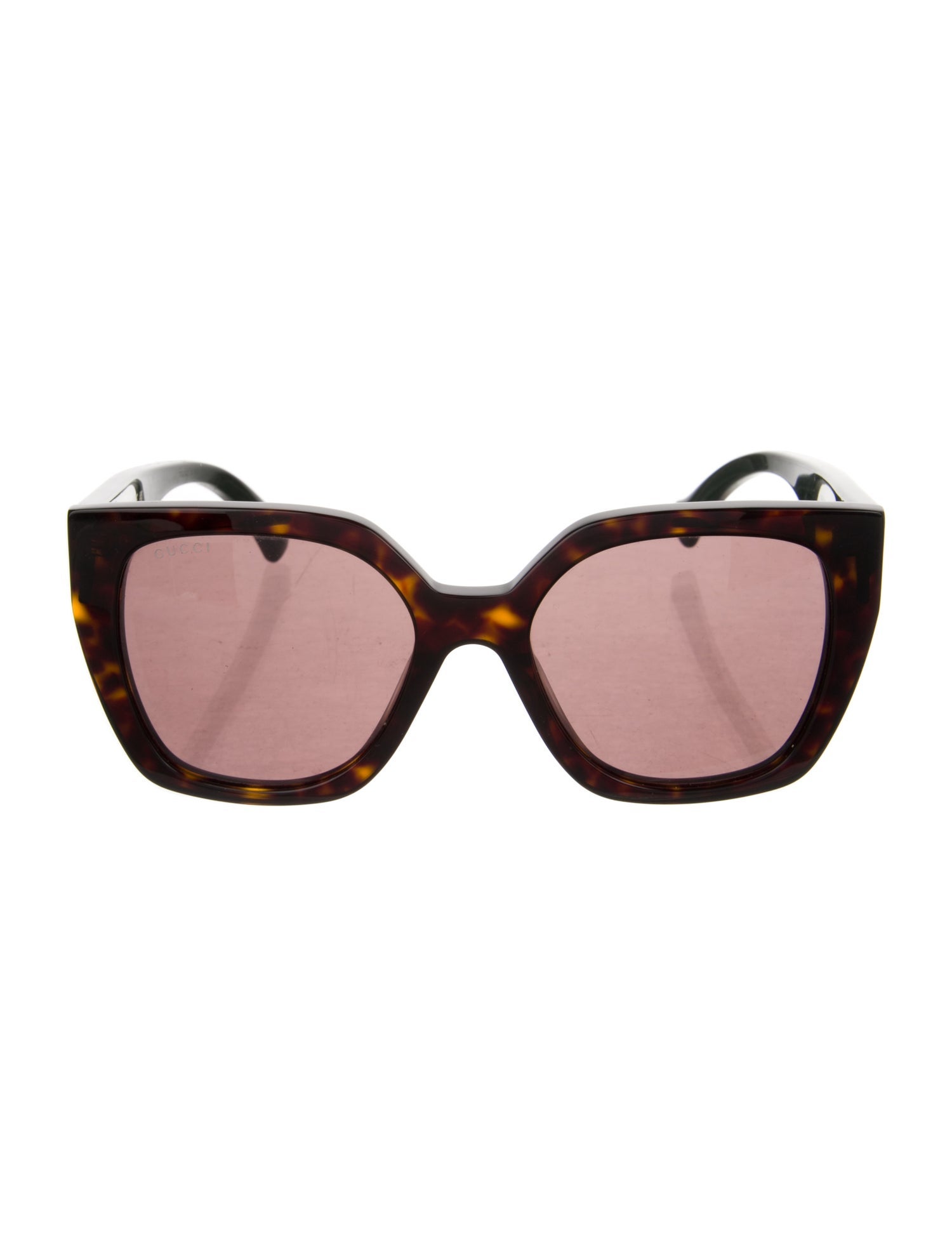 Gucci Web Accent Oversize Sunglasses
