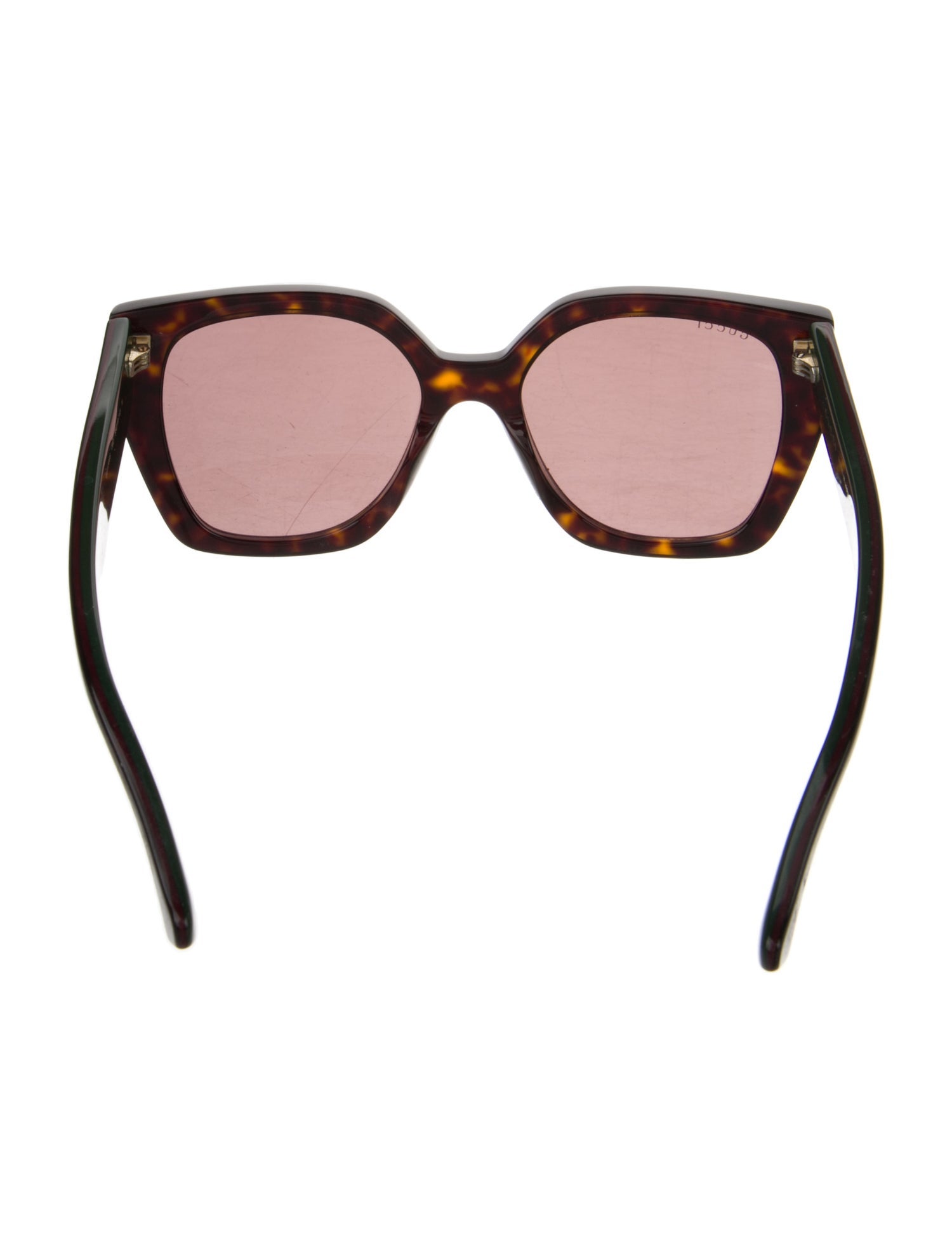 Gucci Web Accent Oversize Sunglasses