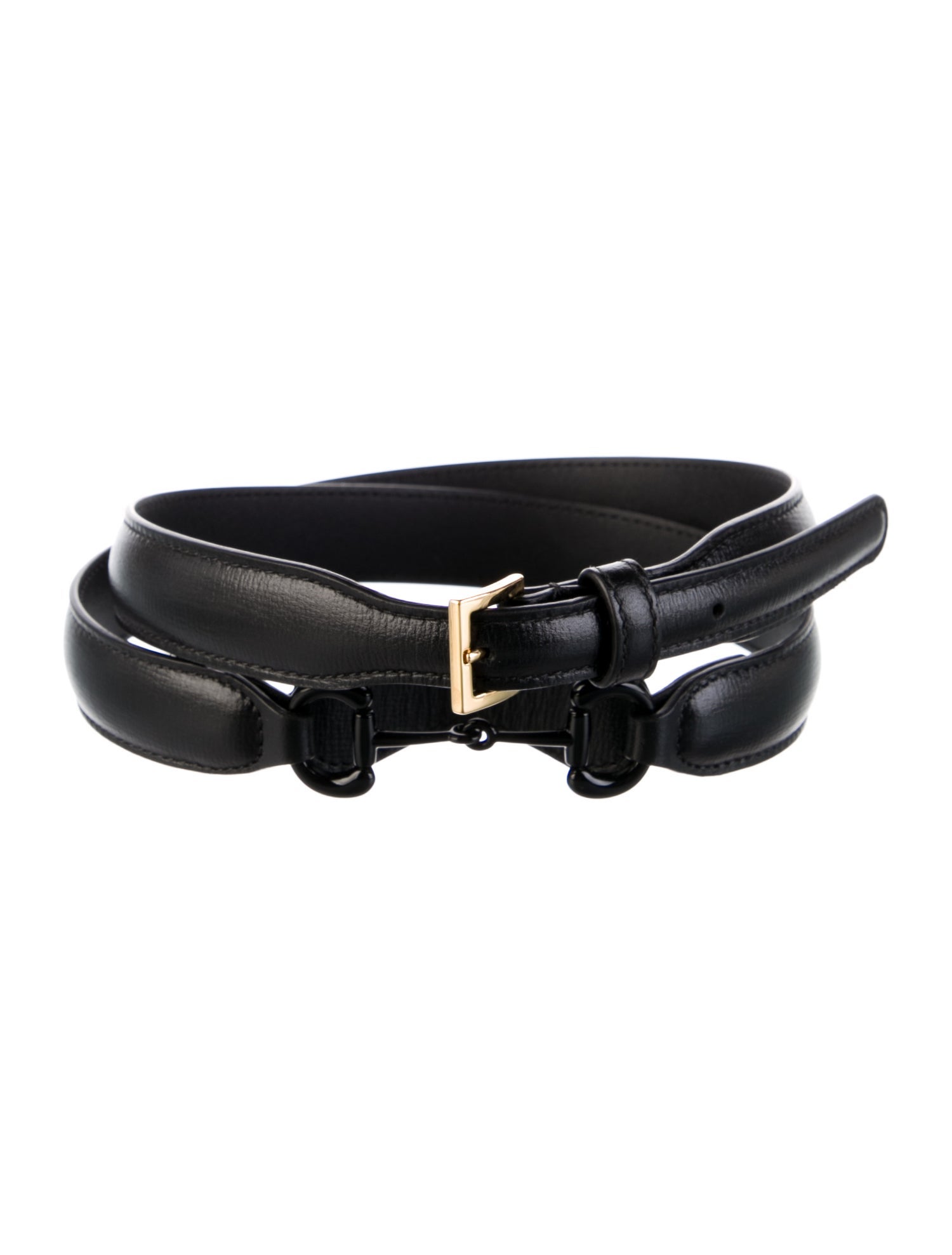 Gucci Skinny Leather Belt