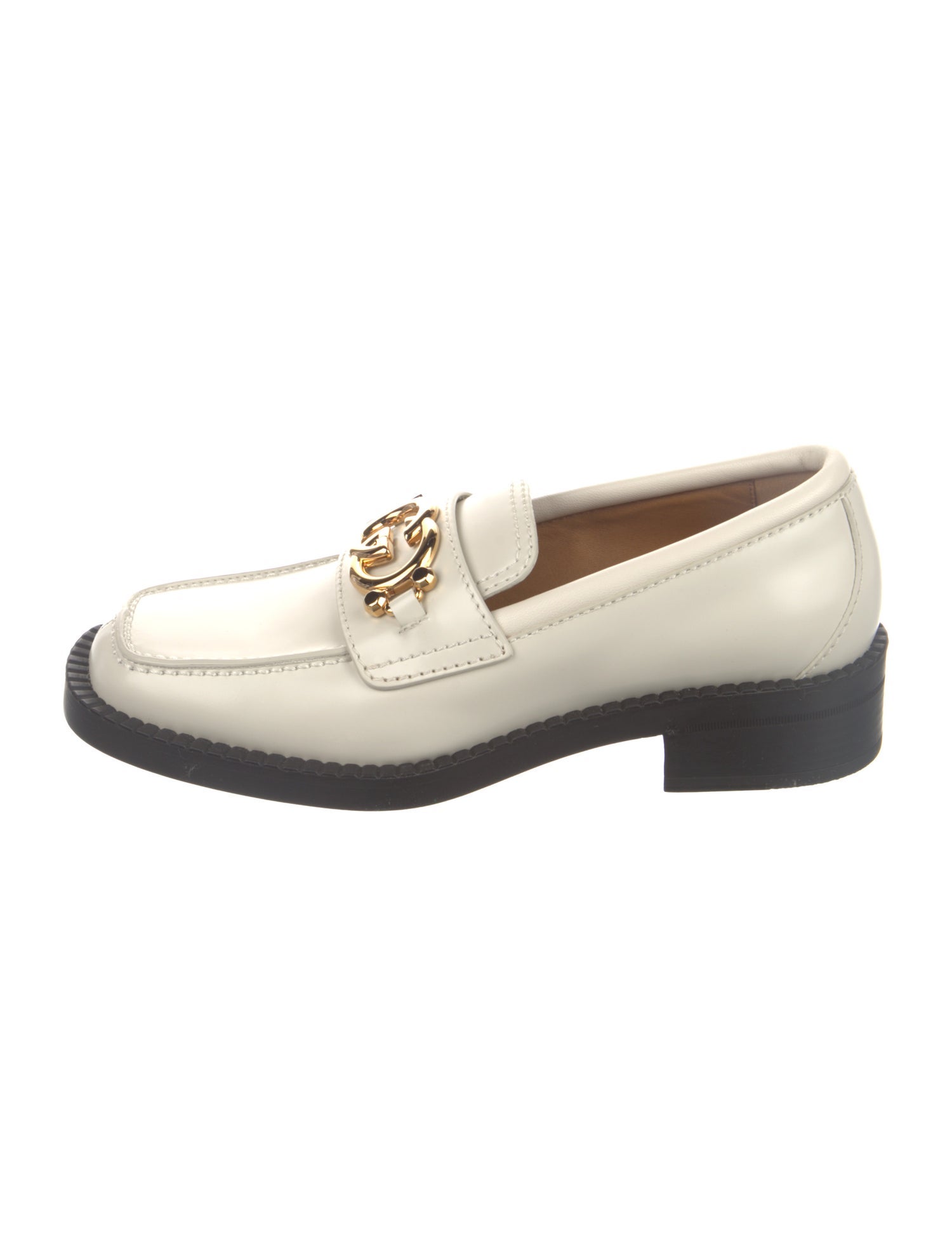 Gucci Horsebit Accent Leather Pumps