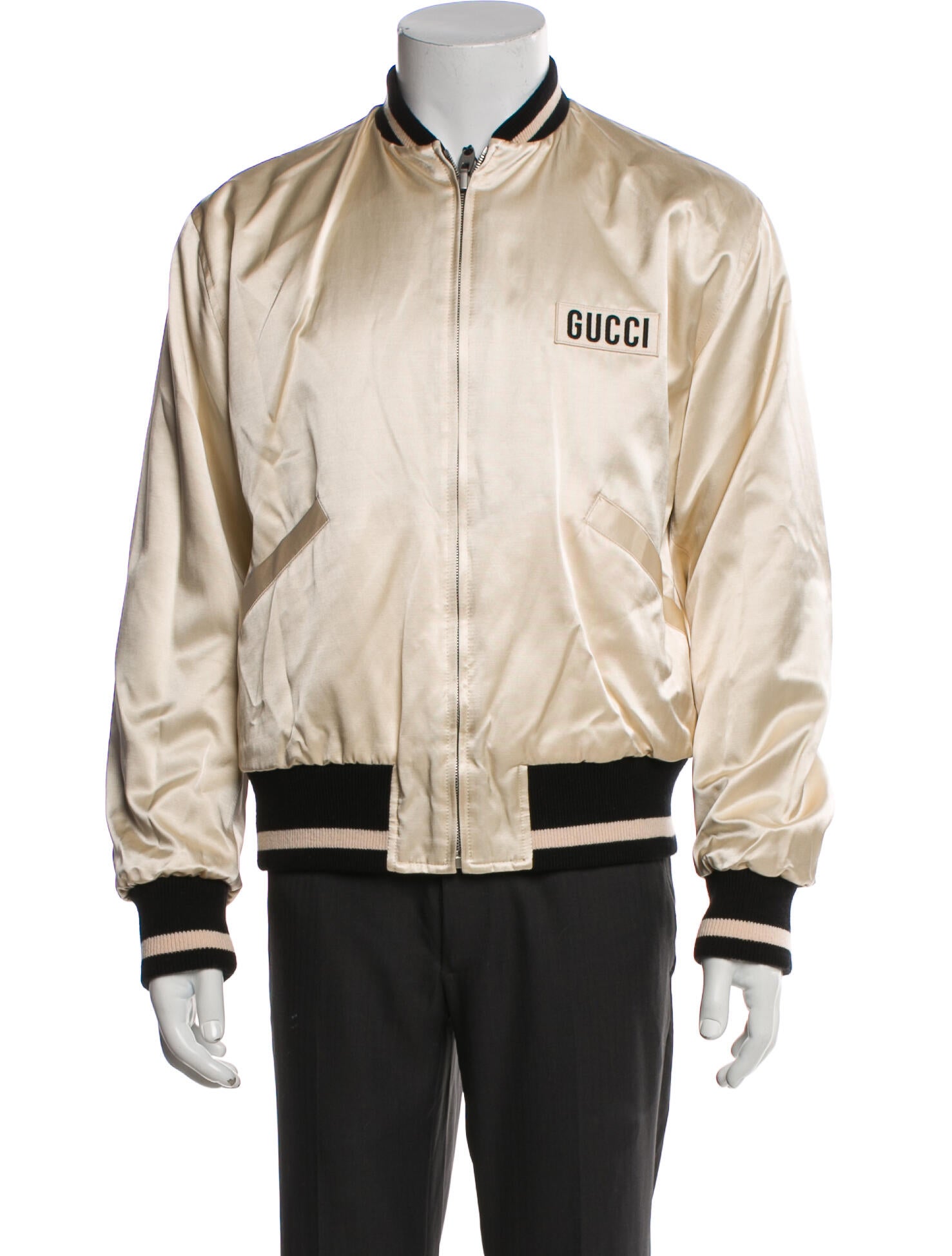 Gucci Reversible GG Logo Bomber Jacket w/ Tags