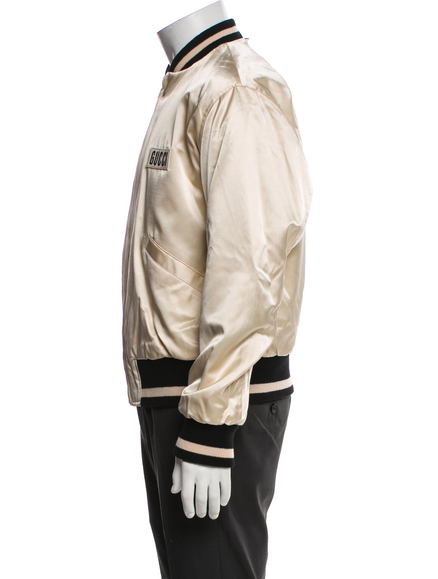 Gucci Reversible GG Logo Bomber Jacket w/ Tags