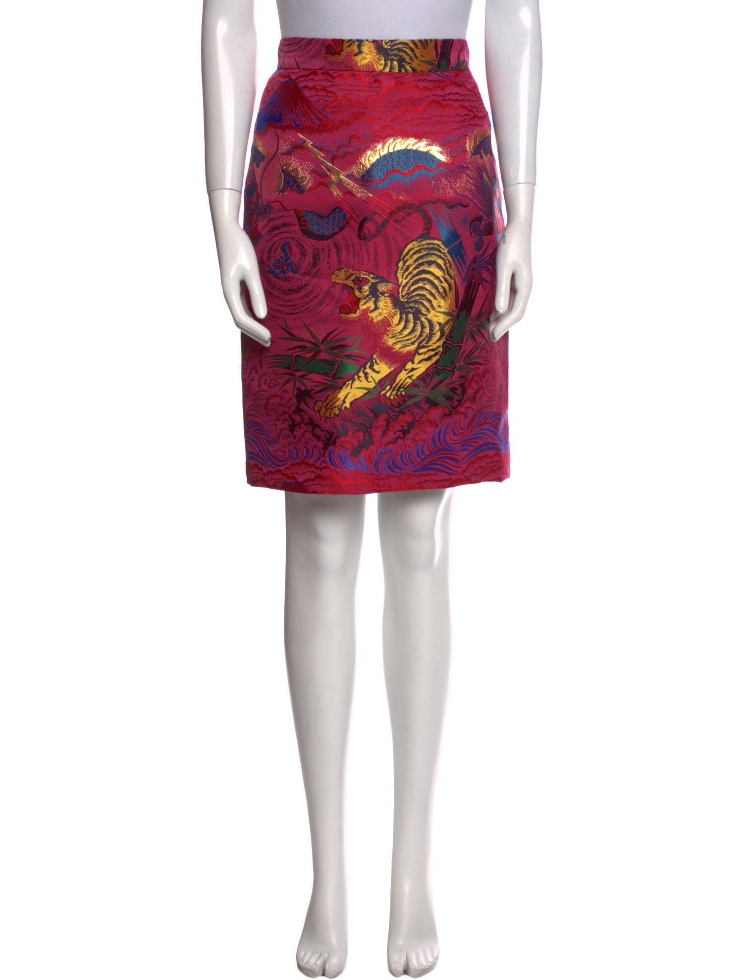 Gucci Printed Knee-Length Skirt