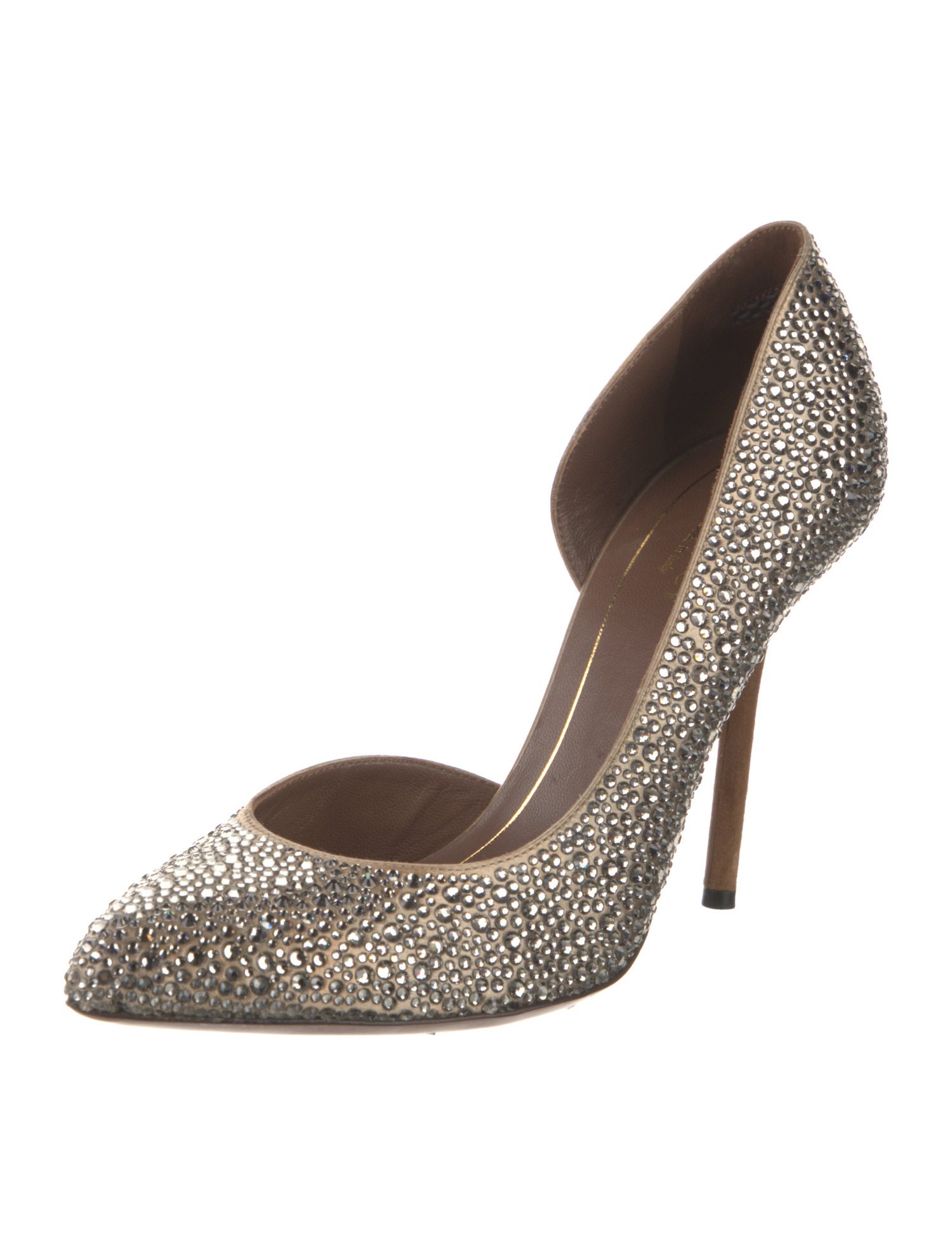 Gucci Crystal Crystal Embellishments D'Orsay Pumps