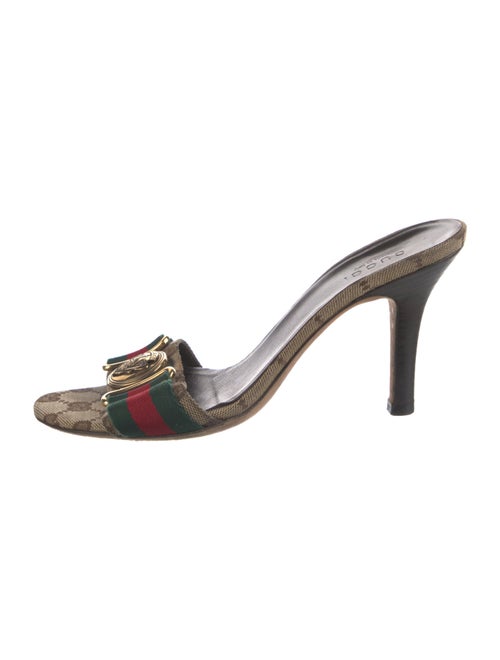 Gucci GG Canvas Canvas Slides