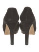 Gucci Horsebit Accent Suede Pumps