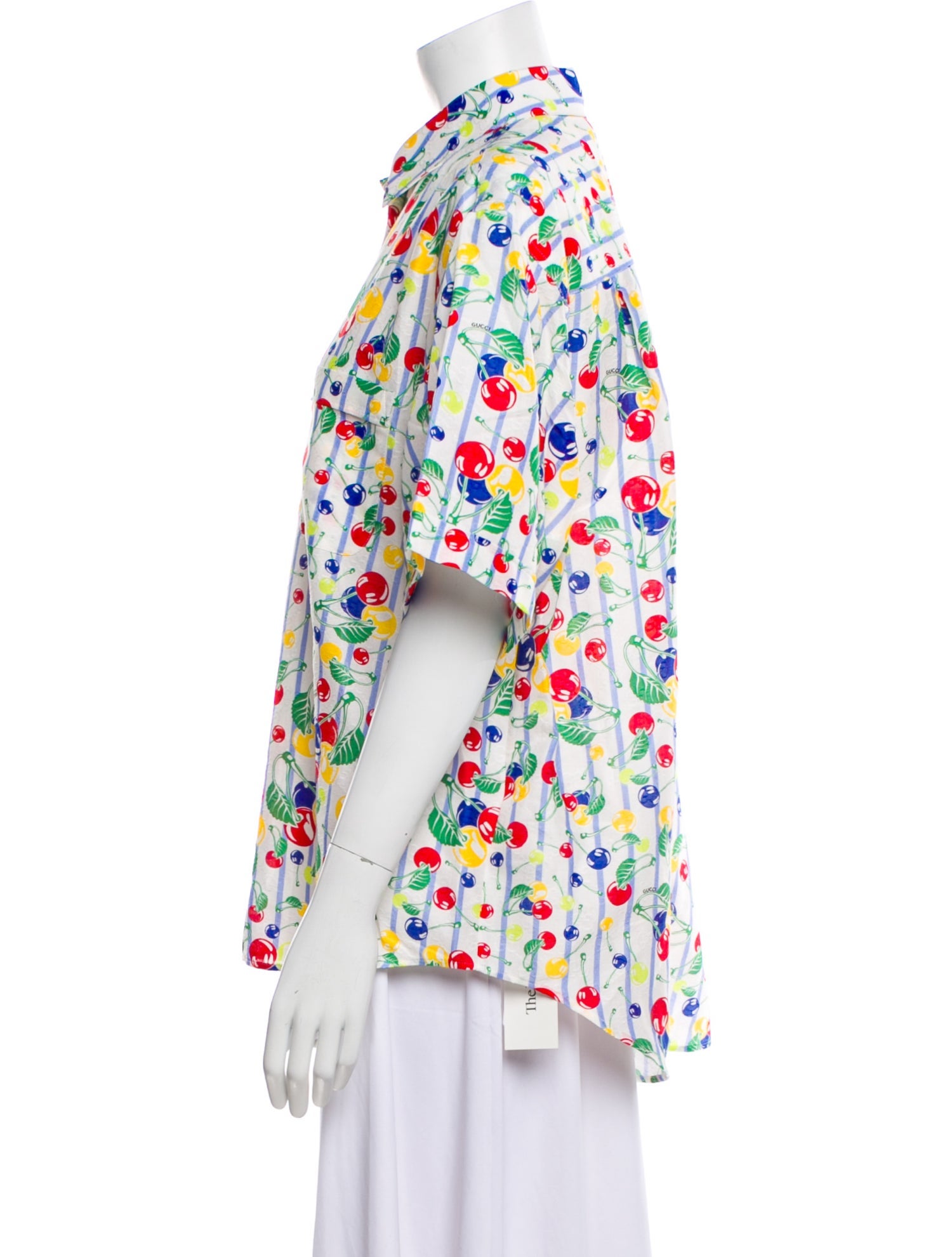 Gucci 2023 Printed Button-Up Top w/ Tags