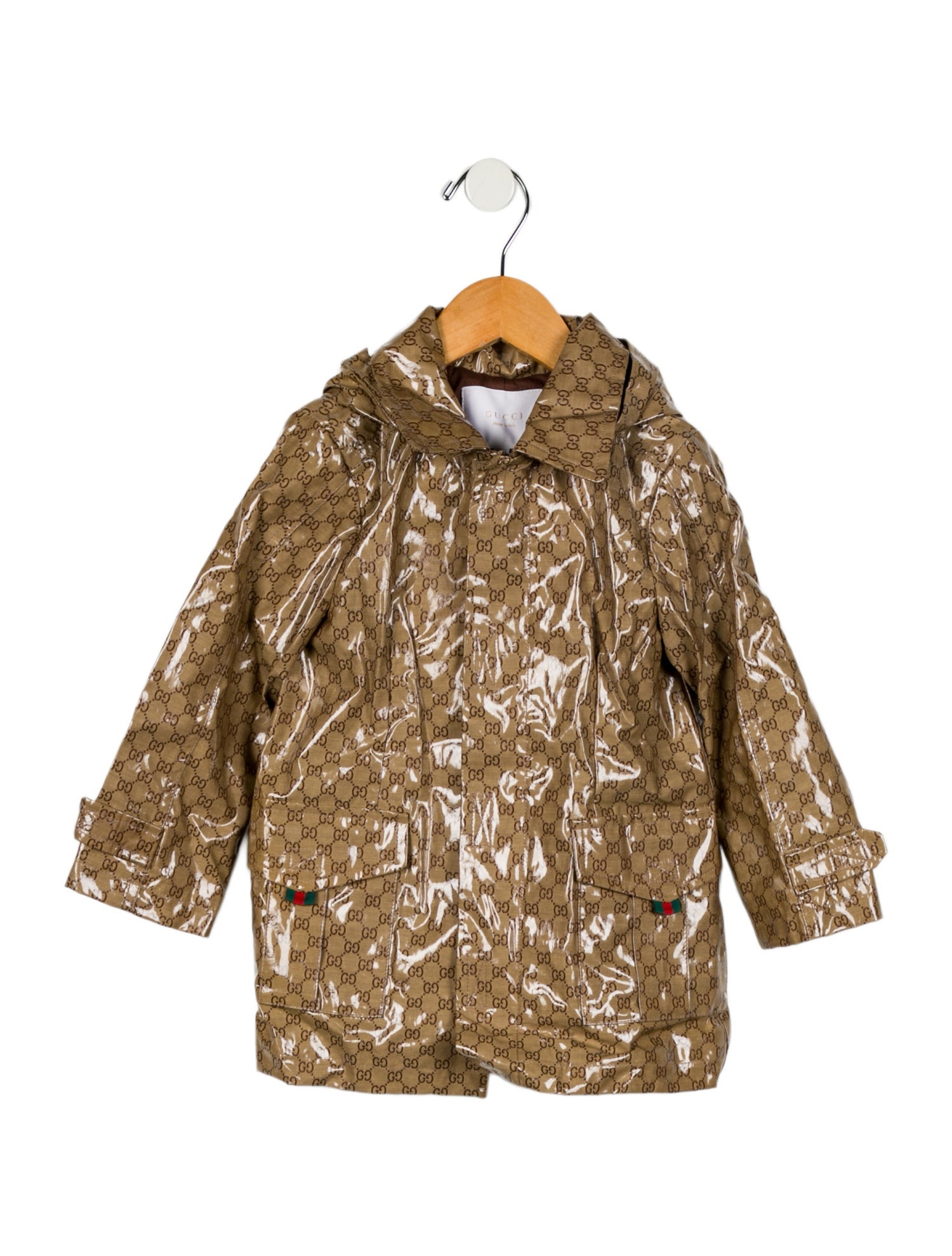 Gucci Toddler Girls' GG Rain Coat