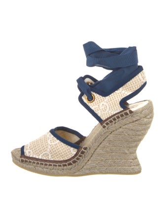 Gucci Canvas Animal Print Espadrilles