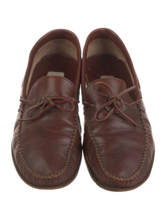 Gucci Horsebit Accent Leather Boat Shoes