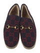 Gucci Shearling Printed Loafers