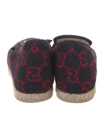 Gucci Shearling Printed Loafers