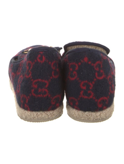 Gucci Shearling Printed Loafers