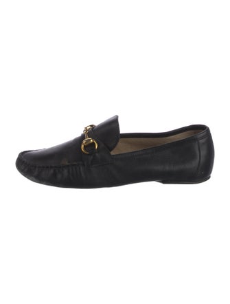 Gucci Horsebit Accent Leather Drivers