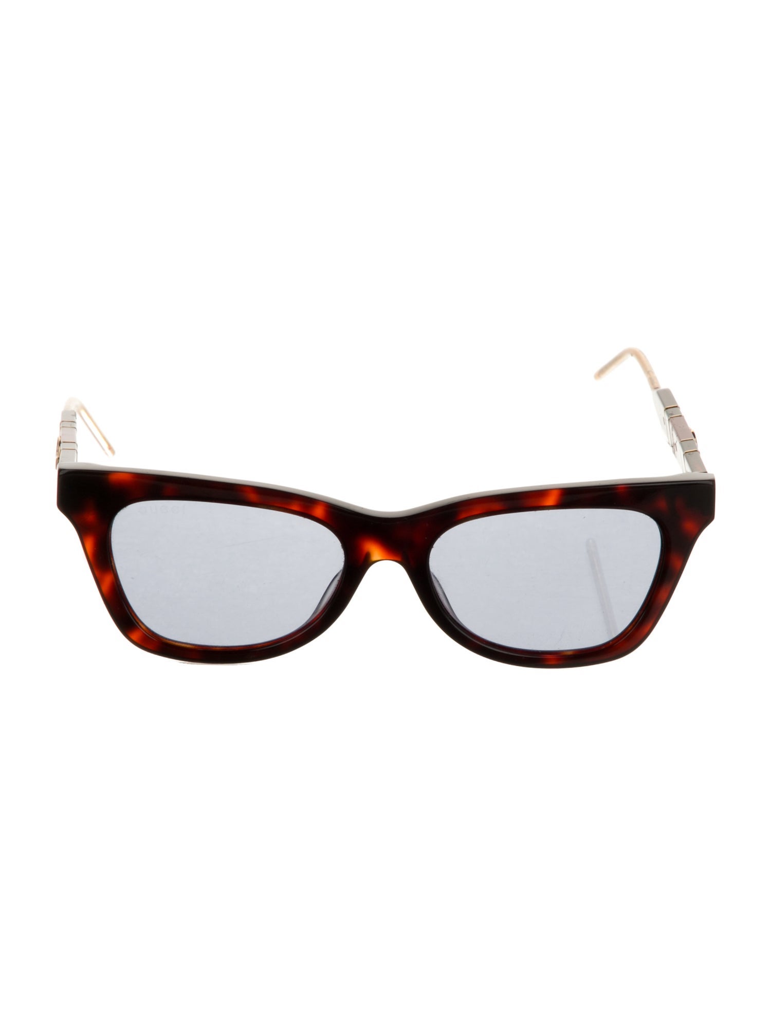 Gucci Web Accent Square Sunglasses
