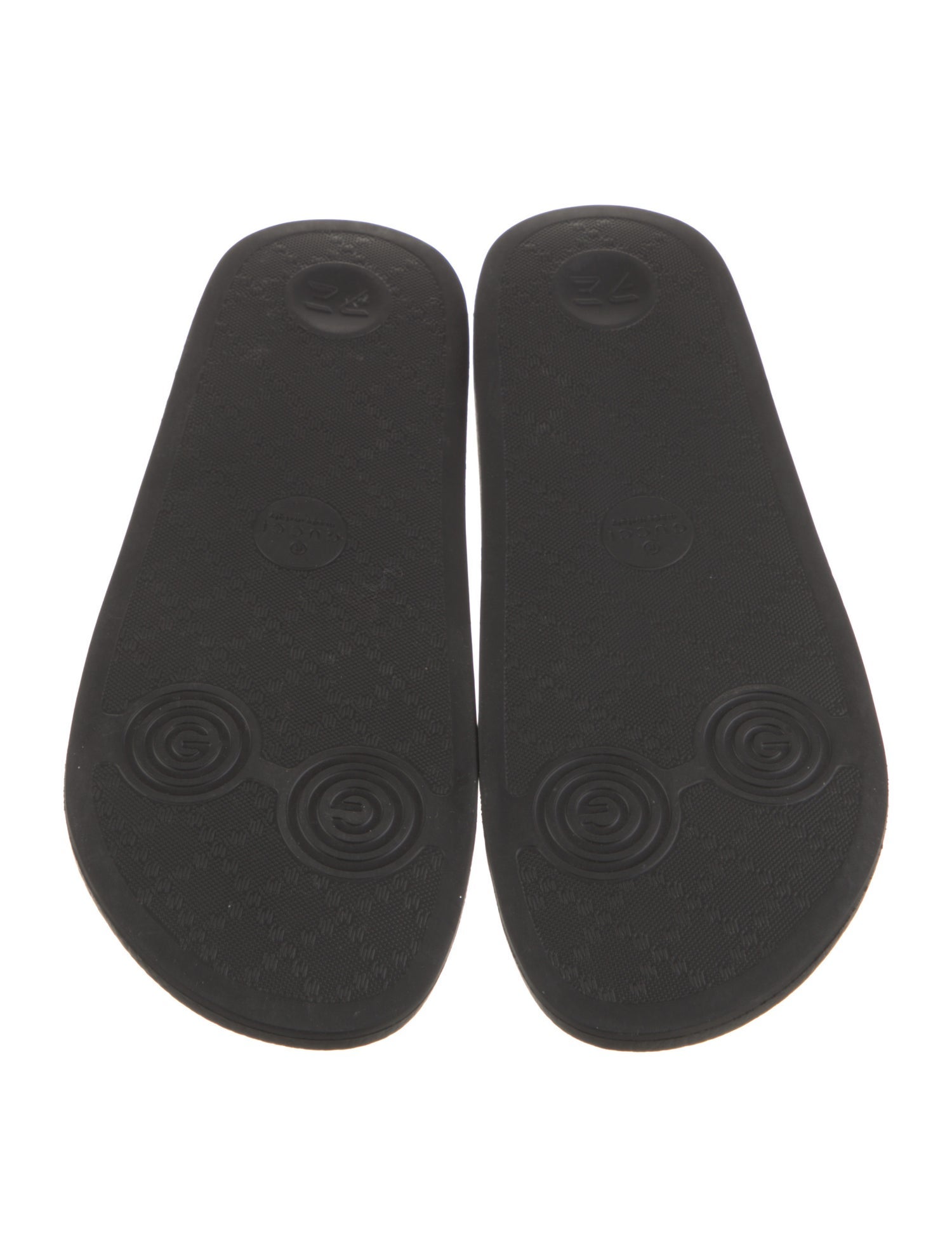 Gucci Web Accent Rubber Slides