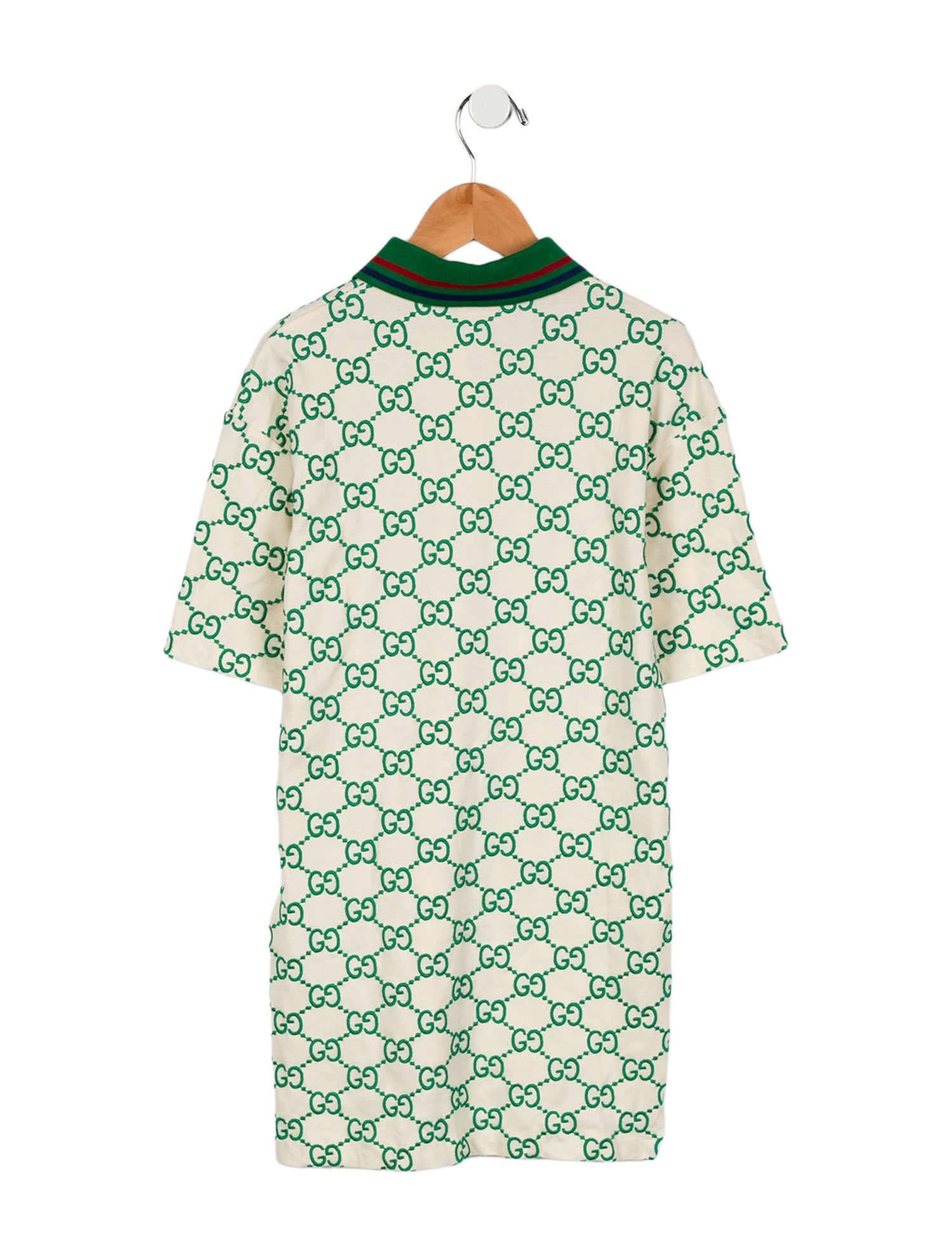 Gucci Girls' GG Short Sleeve Polo Dress