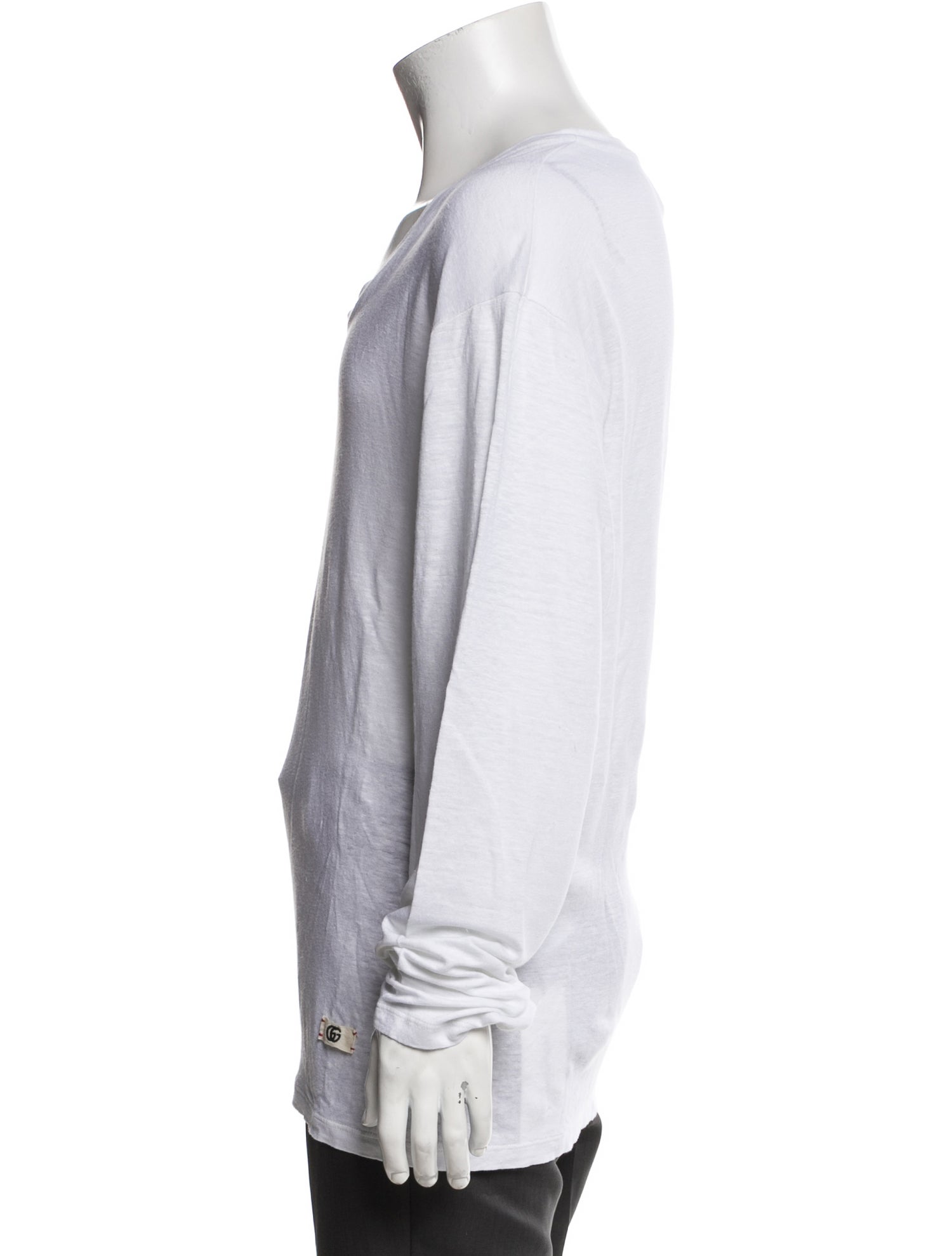 Gucci GG Logo Linen T-Shirt