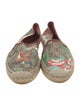 Gucci GG Supreme Leather Trim Embellishment Espadrilles